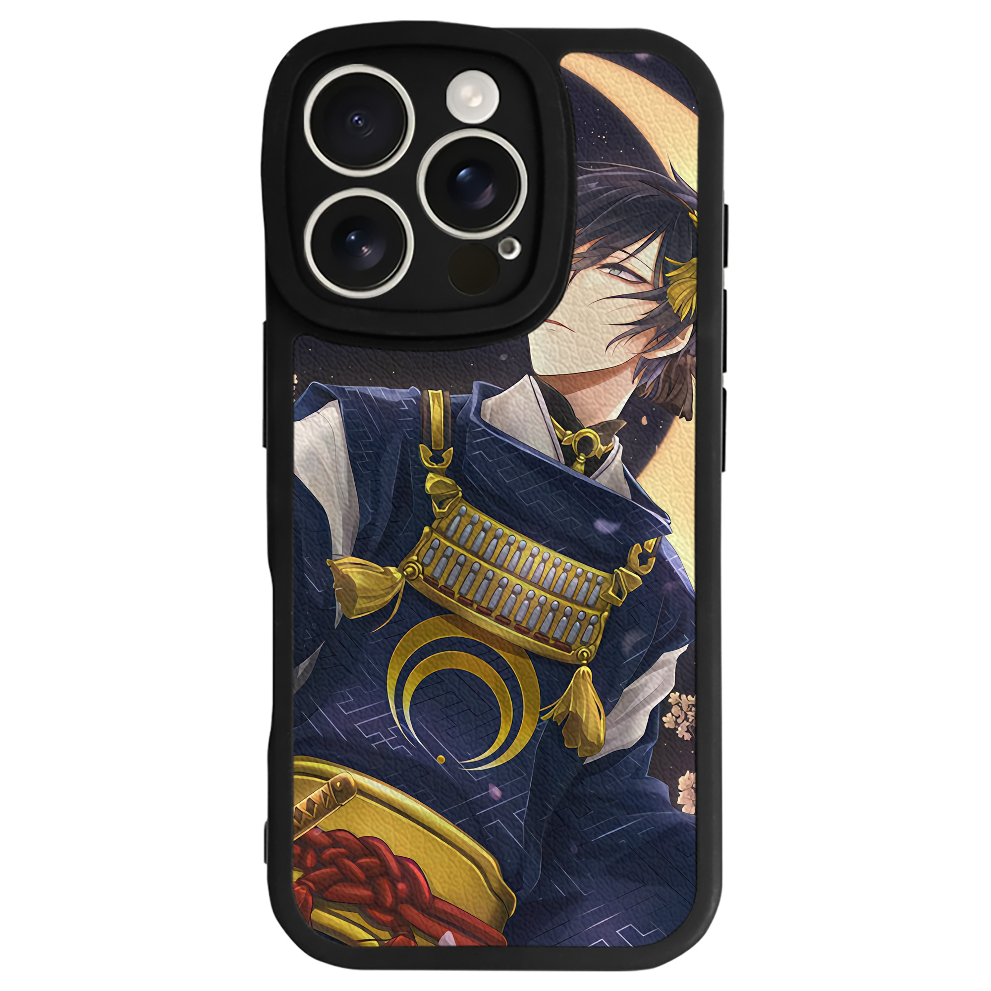 （画像用） 刀剣乱舞 Touken Ranbu 【iPhone 16シリーズ対応】シリコンスマホケース（レザー調） 材質：シリコン